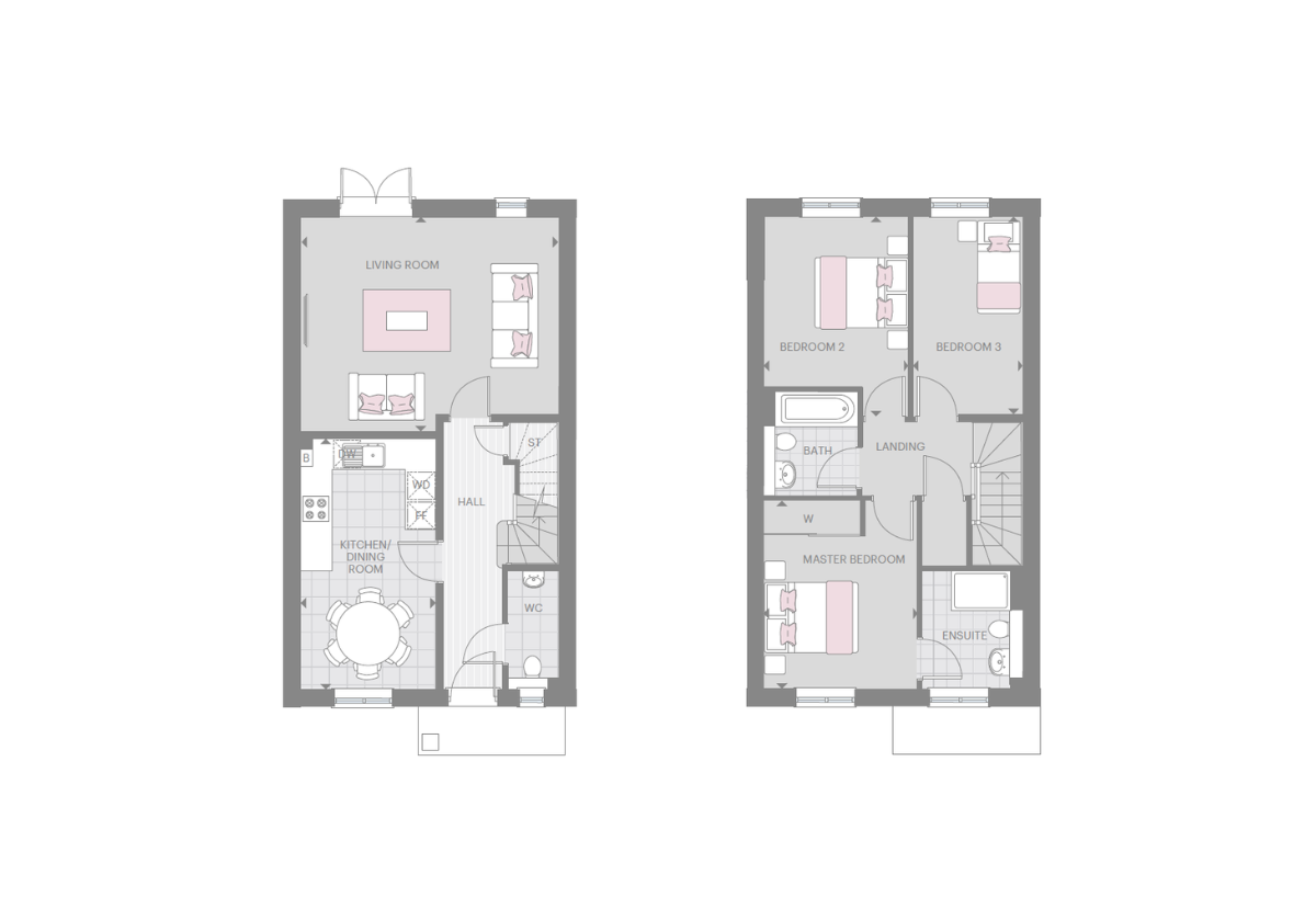 Floorplan for Plot 1 at Westvale Park